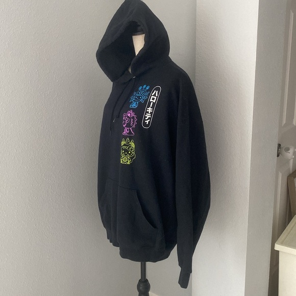 Hello Kitty Woman’s Pullover Hoodie - Kitty In Costumes Kanji Images & Sleeves - Picture 8 of 10